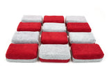 AUTOFIBER PRO THICK SAVER APPLICATOR TERRY MICROFIBER COATING APPLICATOR SPONGE W/ PLASTIC BARRIER