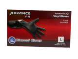 ADVANCE DIAMOND GLOVES 100 PCS. BLACK